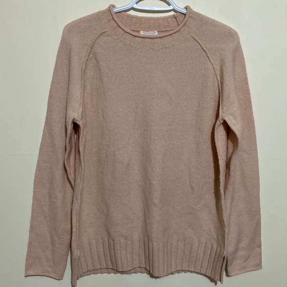 Caslon Rolled Crewneck Pullover Sweater Size S - Picture 2 of 9